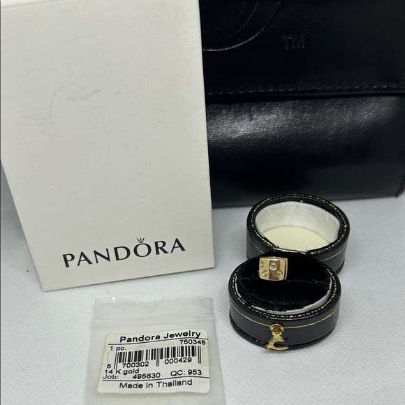 Pandora 14 K Gold Spacer Charm